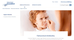 Desktop Screenshot of antibiotika.faktencheck-gesundheit.de